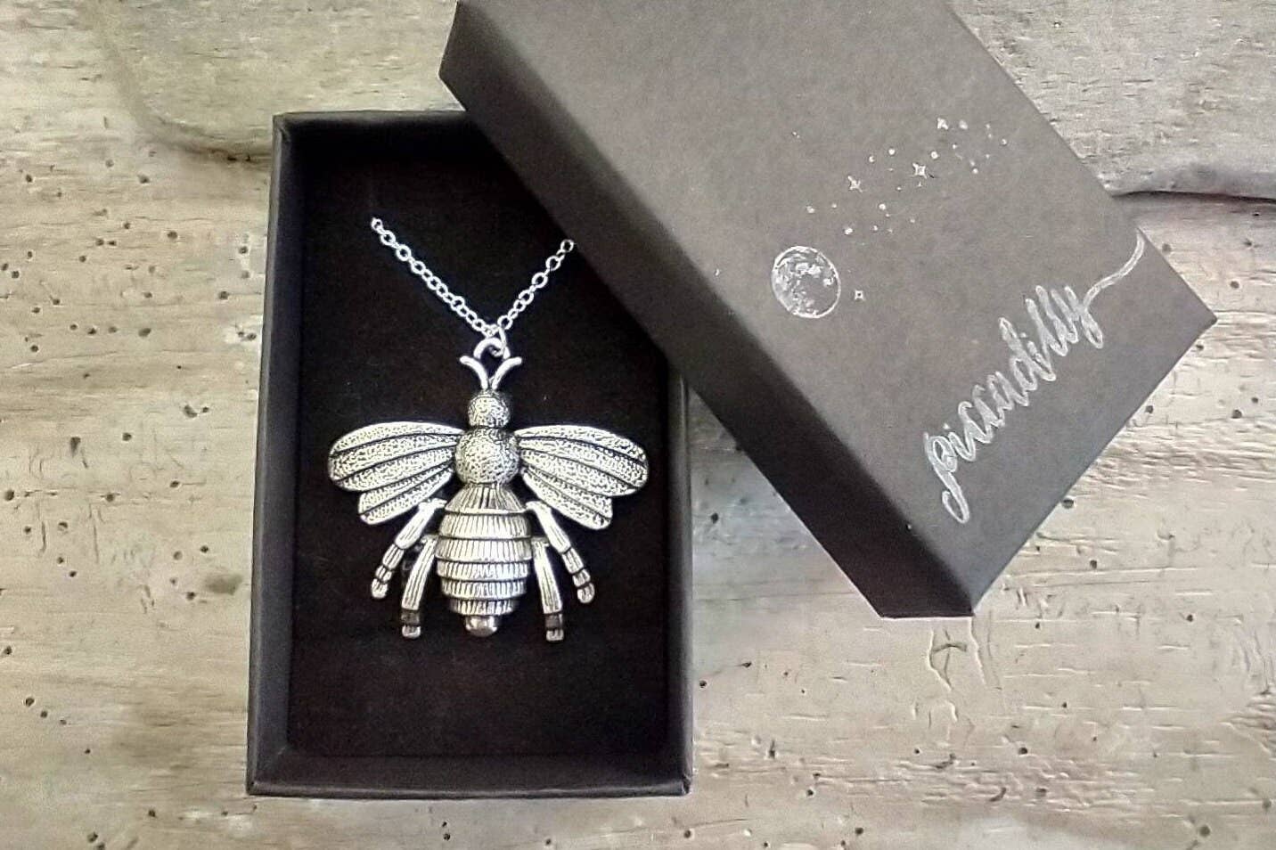 Bee Statement Necklace 16"