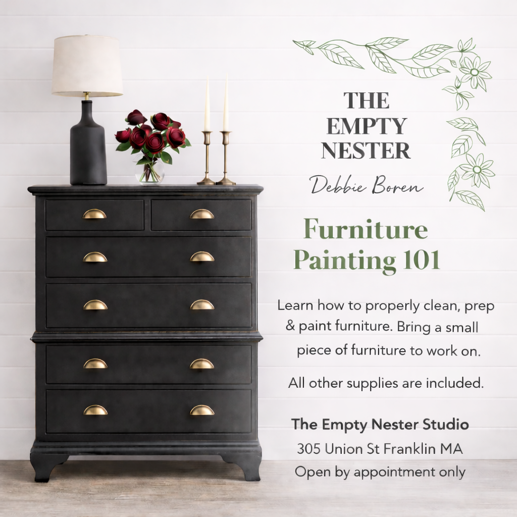 Furniture 101 at The Empty Nester Studio Franklin MA Friday 6/26/26