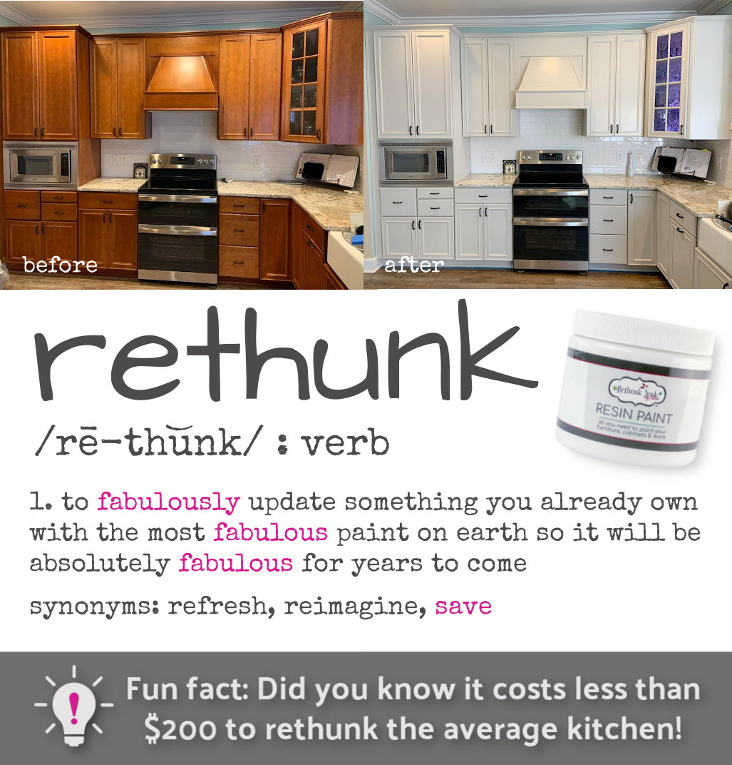 6/30 Cabinet Painting 101 w/Rethunk Junk Resin Paint