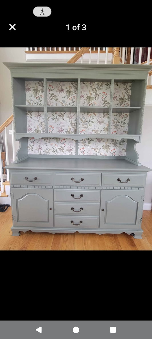 Beautiful Restyled Vintage Hutch SOLD