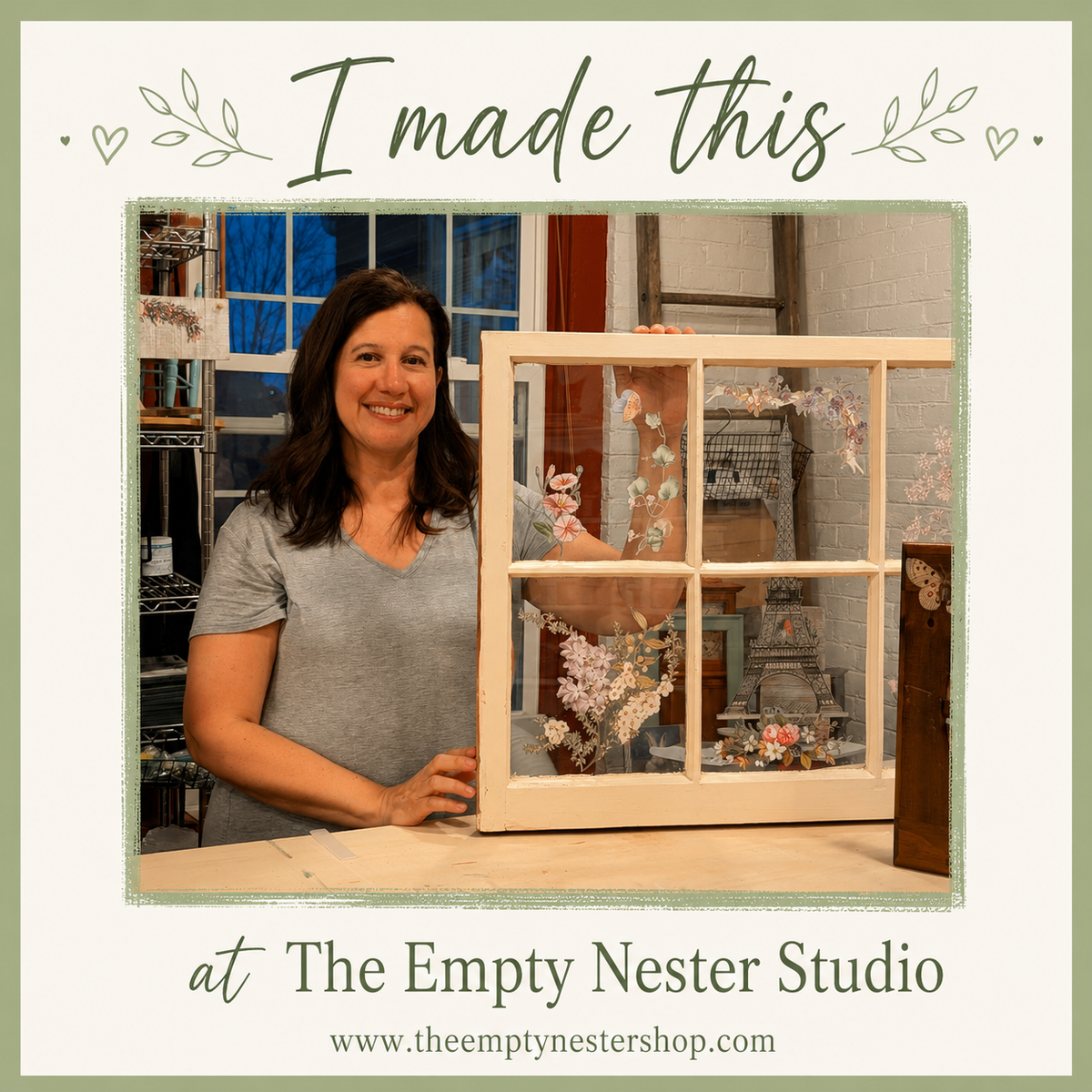 Vintage Window Workshop 10/12/26 6-8:30 pm